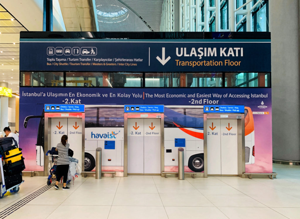 New Istanbul Airport shuttle to city centre
