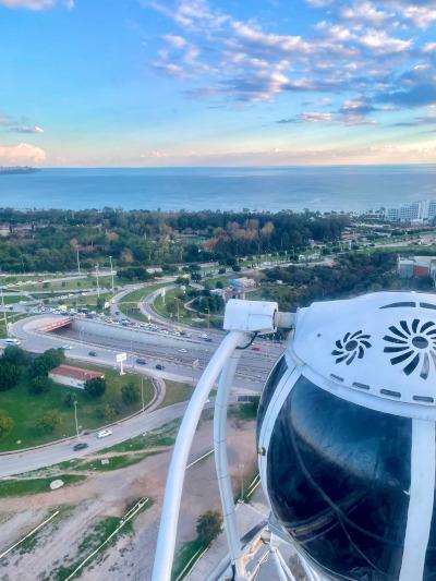 The heart of Antalya Ferris Wheel | December in Antalya, Turkey