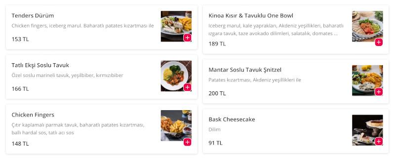 Prices for a meal in Turkey 2023