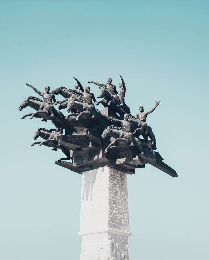 Tree of the republic sculpture in Izmir, Turkey