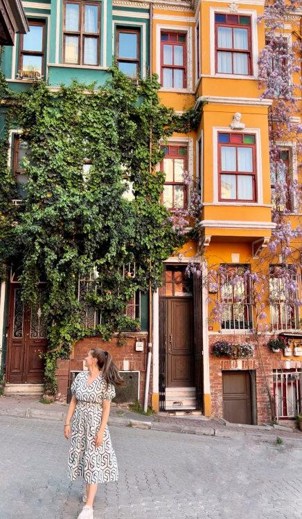 Balat neighbourhood. Istanbul, Turkey  in May
