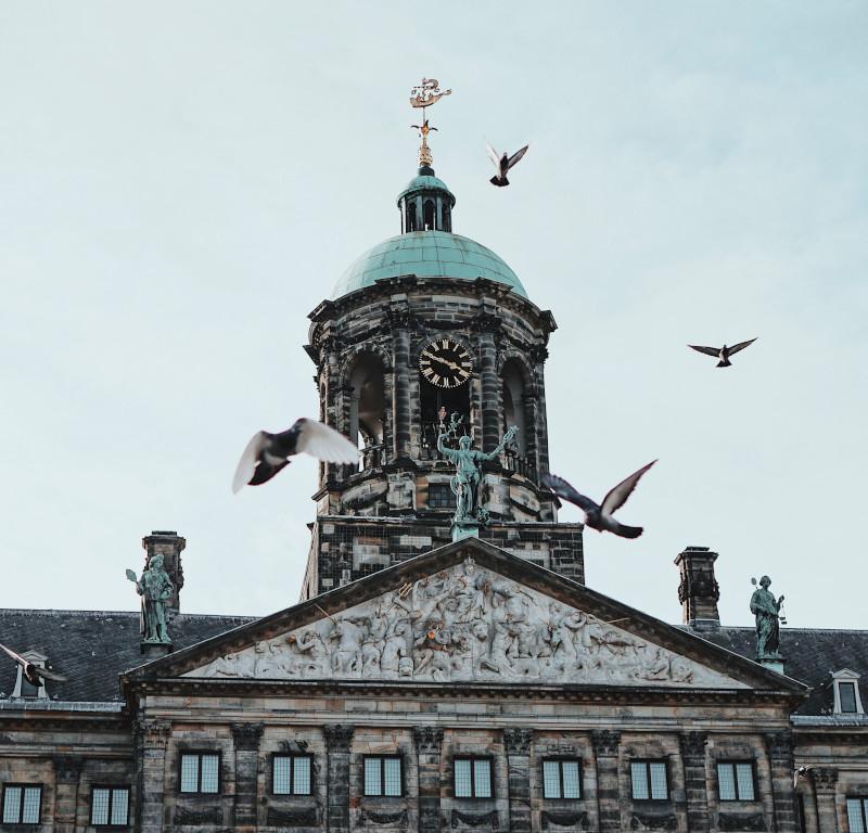 Dam Square Amsterdam Netherlands