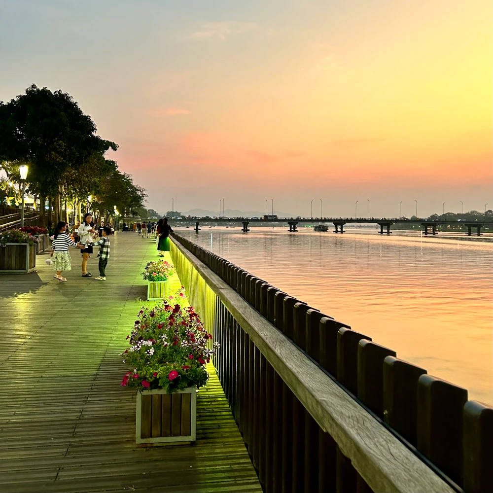HUE, VIETNAM 2024. PARFUME RIVER