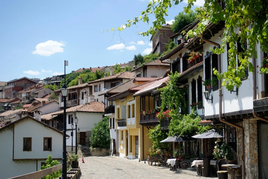 Old town in Veliko Tarnovo, Bulgaria