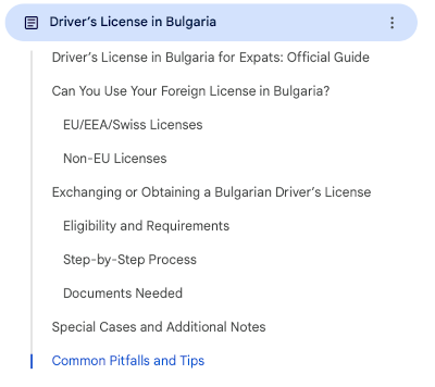 How to rent a car in Bulgaria – Relocation Guide for Expats by Olga Pro