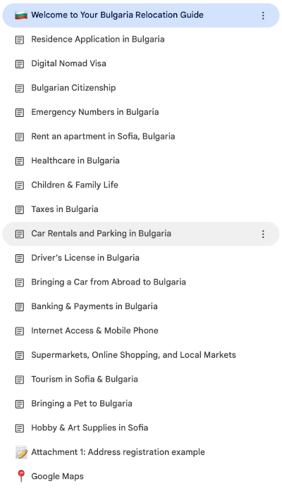 Sofia Bulgaria relocation guide Olga Pro