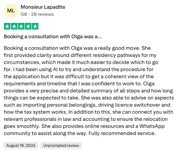 Olga Pro Bulgaria Relocation review 2026